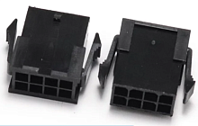 КОРПУС РАЗЪЕМА питания низковольт 8pin шаг 3.0мм (MICRO-FIT) гнездовая часть MMF-2x4M (ответная штыревая часть MMF-2x4F) с фиксац