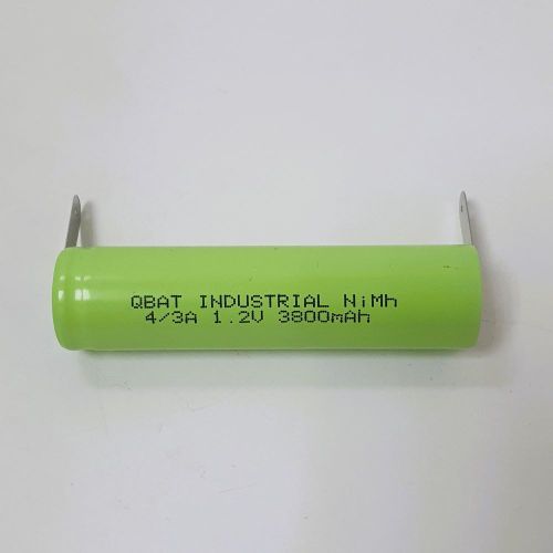 АККУМУЛЯТОР    1,2V   3800mAh  Ni-Mh  H-4/3AA  (17*66.7мм)  (02009/2) с выводами QBAT INDUSTRIAL H-4/3A3800  фото 3