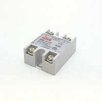 Твердотельное реле (SSR) однофазное, SSR-40DA,   40A, 24-380V AC, управл. сигнал: 3-32V DC