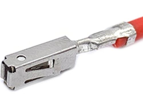 Клемма-Контакт гнездовой DJ627B-2.8 с проводом 15см, 1.0-1,5мм2, никелерованая латунь, Penmenbowmen фото 3