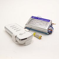Универсальное дистанционное управление 220v ( 2 канала/1000w ) Для управления люстрами, светильниками и др.приборами. Монтируется в люстру; пит. пульт