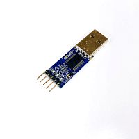 ПРЕОБРАЗОВАТЕЛЬ USB-UART - 5pin (PL2303HX) Линии:RXD/TXD/GND; Напряжен. на выходе TTL: 3,3V/5V; Пит:5V (USB порт); создает на ПК виртуальный COM-порт.