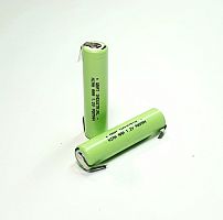 АККУМУЛЯТОР    1,2V    900mAh Ni-MH  (R03)(AAA) (H-AAA900-FT) с ленточными выводами    (10,5*43,5мм)    INDUSTRIAL 