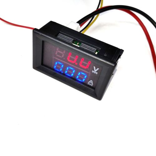Вольтметр- амперметр цифр. встраив. I=0-10A, Uизм=0-100v ( ±1% ) ,3-х разряд.,красно-син.цифры 2 ряда,h=7,2мм, Uпит=4,5-30V;ток:20mA; частота обновл.: Вольтметр- амперметр цифр. встраив. I=0-10A, Uизм=0-100v ( ±1% ) ,3-х разряд.,красно-син.цифры 2 ряда,h=7,2мм, Uпит=4,5-30V;ток:20mA; частота обновл.: