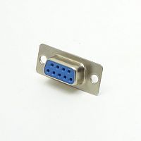 DB-9F (DB-09F/DS1033-09F) гнездо 9 pin на каб.(пайка) (РП15-9Г/RS232 ) COM-порт (D-SUB) 
