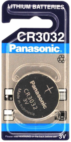 БАТАРЕЙКА ЛИТИЕВАЯ   3032 (CR3032) 3v Lithium( Li-MnO2 )Литий-диоксид марганцевые ( PANASONIC ) <Дисковая> ( 30х3,2мм )