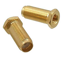 Корпус разъема SMA-K 15 (15мм наружная резьба) GOLD 