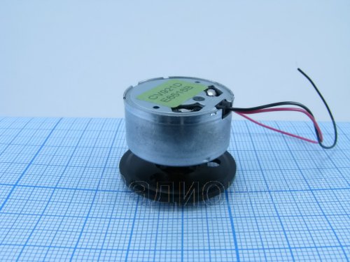 MOTOR  DVD/CD  CV921D (длина вала = 6 mm)  5,9V  с  держателем диска со штоком 4мм  на проводах (36085) фото 3