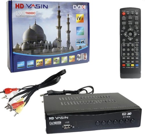 Цифровая ТВ приставка  YASIN SUPER Y-8800  DVB-C T6000C  SKY BOX/LIVE-POWER