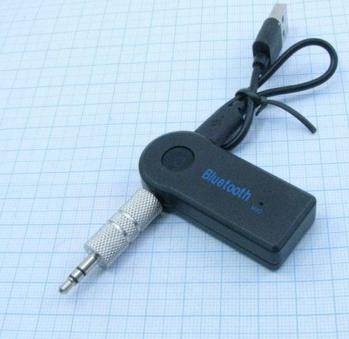 Приемник Bluetooth v3.0+EDR Музыка без проводов для авто и дома A2DP стерео 2,4GHz; Дальн: до 10м; шнур USB-microUSB, перех.3,5 мм шт(AUX),громкая свя фото 3