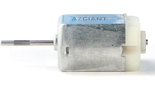ДВИГАТЕЛЬ ЭЛЕКТРИЧЕСКИЙ DC12V (8-16V) 30.5x24х18.3mm FC280-SC-20150 (вал d=2мм, h-вала=20мм, СО ШЛИЦАМИ на валу 6.0мм) подключение внутренний контакт