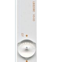 Светодиодная планка для подсветки ЖК панелей 32" 3V (7линз) LB-PF3030-GJD2P53153X7AHV2-D (LB32080 V0-00) (LB-PF3030-GJD2P53153X7AHV2-0. GJ-2K16 D2P5-3