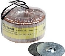 Трансформатор 220V Тороид 2 x 18V , 1.3A (ТТП-50) 50W  "ТОРЭЛ" 50Hz; габар:77х30х43mm; с проводами