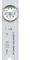 Светодиодная планка для подсветки ЖК панелей 22" (6V) (4линзы) JL.D21541330-004KS-M (370 мм, 4 линзы)