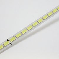 Светодиодная планка для подсветки 40" 6V (80LED) 2012SGSTS550A66-80LED-rov01 (677мм) разъем 3pin Гн., по одному с обеих сторон, платформа алюмин.