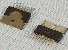 Микросхема HA13118 PA 18W BTL (13.7V/4 Ом) , max 30W