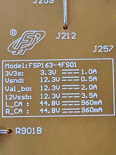 Блок питания для телевизора Philips 46PFL7007T/12 (FSP163-4FS01) фото 5