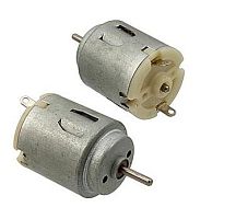 ДВИГАТЕЛЬ ЭЛЕКТРИЧЕСКИЙ DC5.0V (0.1W , реж. холост. хода -3750об/мин , 0.028A) R140-08500 (25 х 21мм цилиндрич. вал 2мм длина 10мм) жест. выводы (ФЕН)