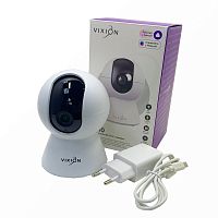 ВИДЕОкамера VIXION SM10 Wi-Fi IP-Camera   1920X1080р; Объектив: 3.6мм; 2Mp; Color CMOS; Wi-Fi 802.11 B/G/N, 2.4G; Запись на карту памяти (до 128 ГБ Mi