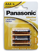 БАТАРЕЙКА  R03  (LR03/ LR3/ AAA/ )  1,5V  Alkaline ЦЕНА за 1шт  PANASONIC Alkaline Power  