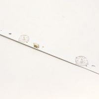 Светодиодная планка для подсветки ЖК панелей 32" 6V (7линз) CRH-F32PL3030020756P (590 мм, 7 линз) разъем 3pin, гн., платформа алюмин.