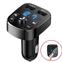 Автомобильный FM-Модулятор (трансмиттер) BSXY-6 (Bluetooth 2.0(5м)/ MP3/ AUX) In:12-24V (авто прикур)